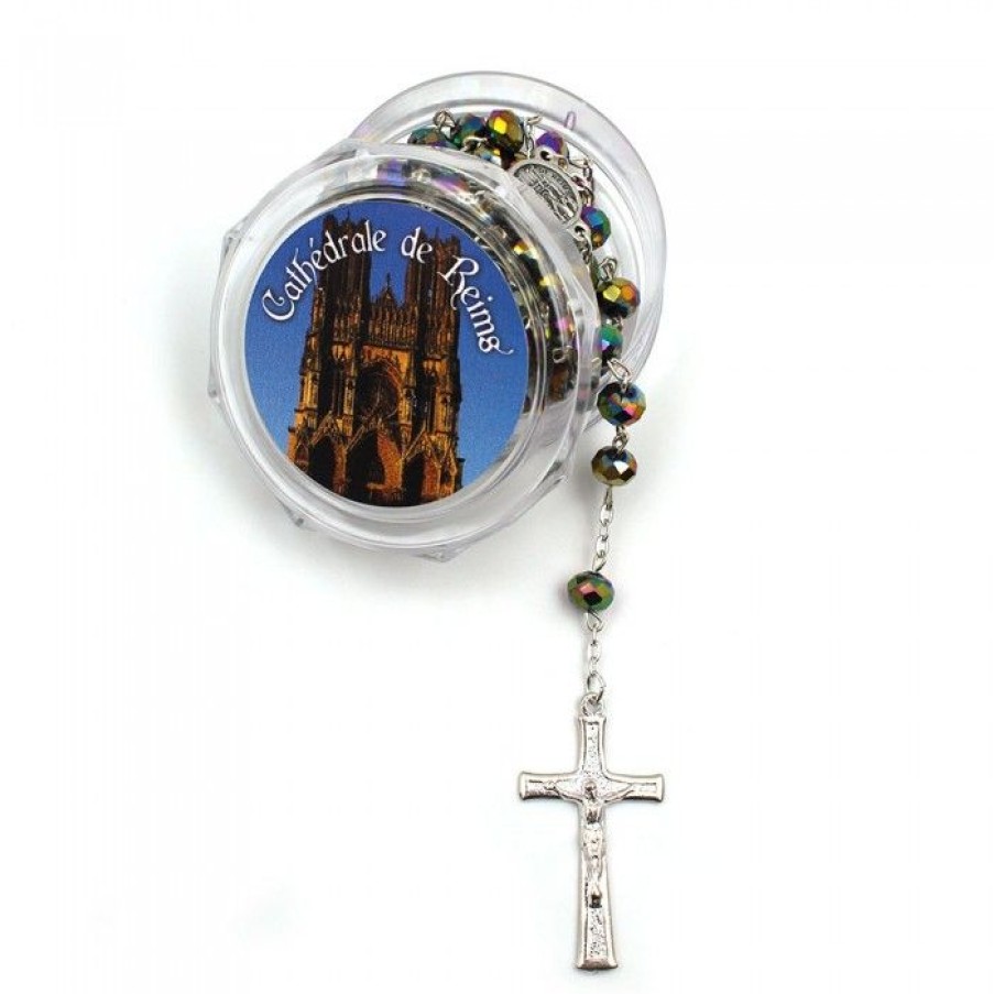 Chapelet Grains Verre A Facettes | CATHEDRALE de reims Wholesale