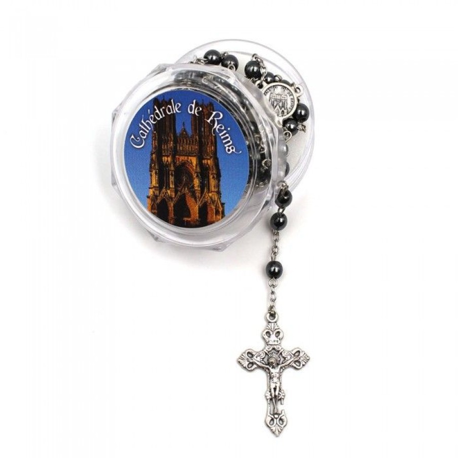 Chapelet Grains Hematite | CATHEDRALE de reims Wholesale