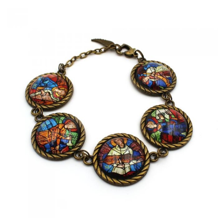 Bracelet 5 Anges Musiciens | CATHEDRALE de reims Online