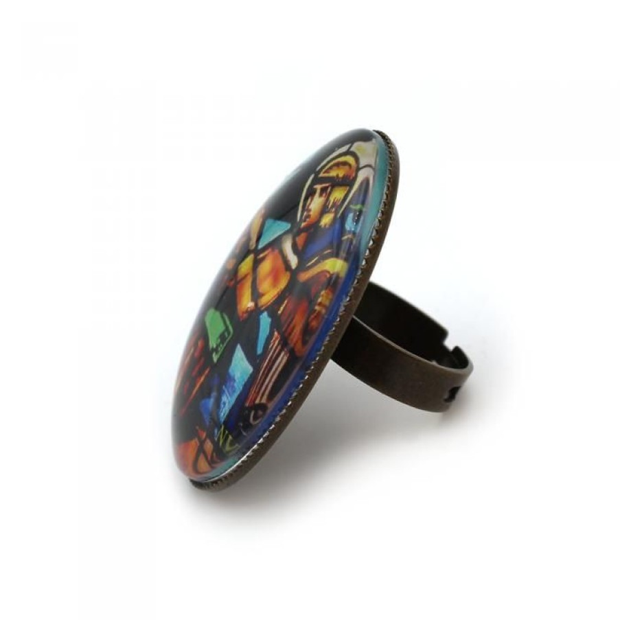 Bague Gros Cabochon, Ange | CATHEDRALE de reims Online