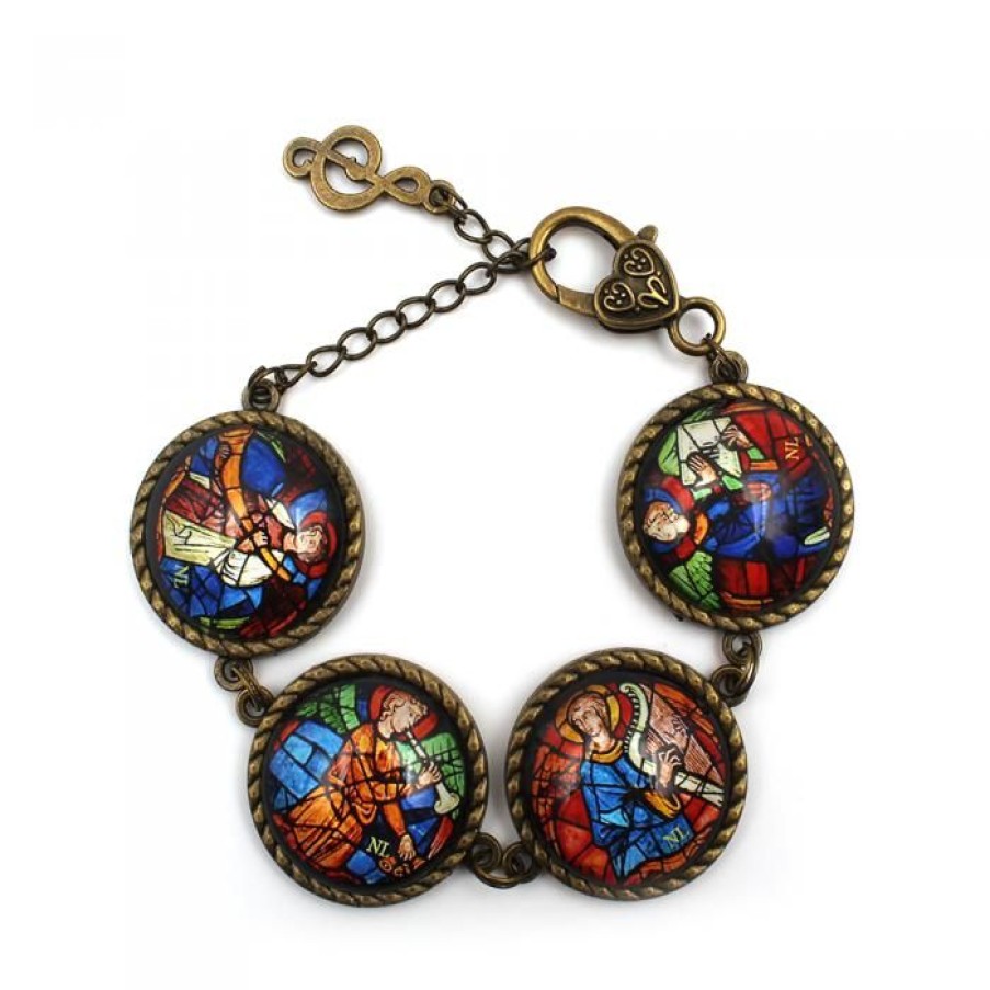 Bracelet 4 Anges Musiciens | CATHEDRALE de reims Clearance