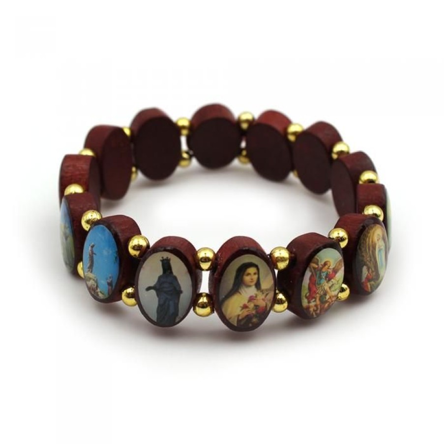 Bracelet Des Saints En Bois | CATHEDRALE de reims New