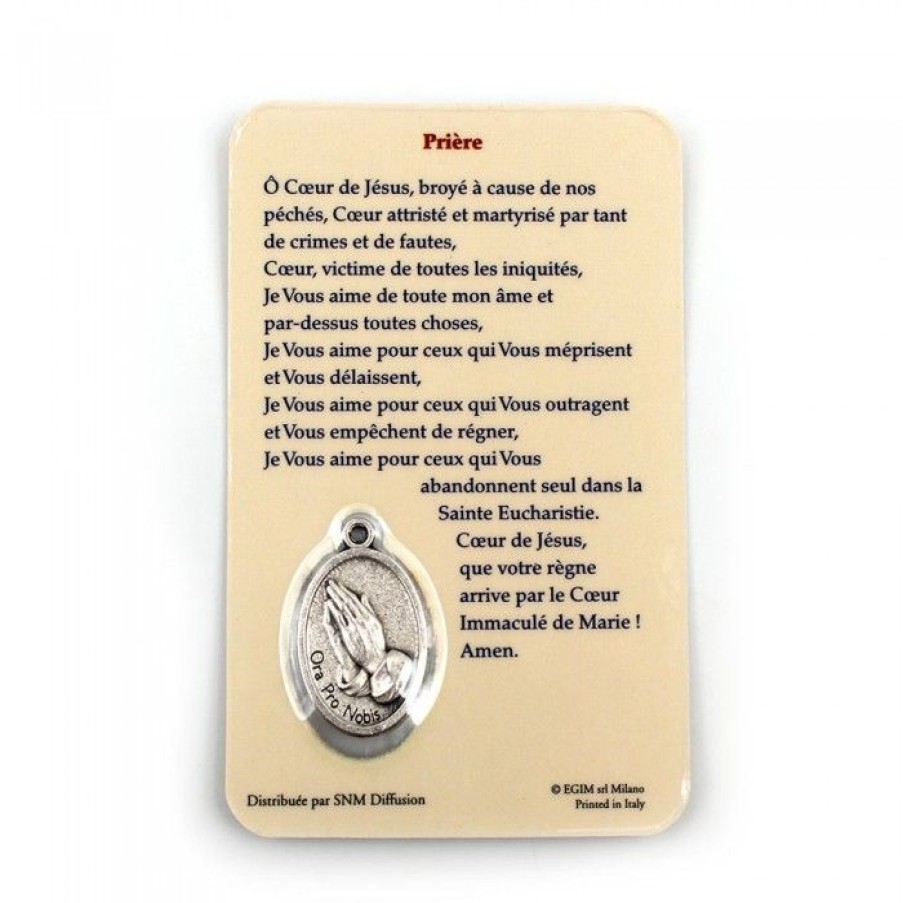 Carte Medaille Sacre Coeur De Jesus | CATHEDRALE de reims Wholesale