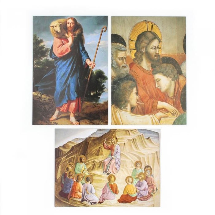 Lot De 5 Cartes Postales Jesus, Visages De Dieu | CATHEDRALE de reims Clearance