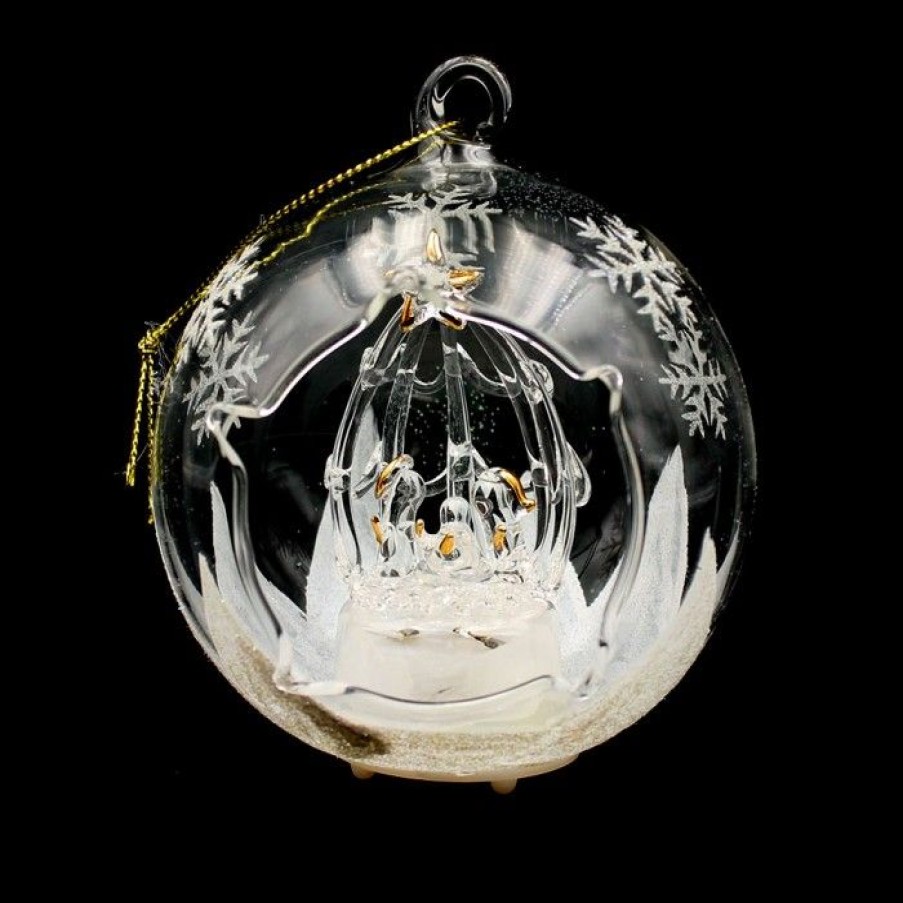 Nativite En Verre Dans Boule Verre Transparent | CATHEDRALE de reims Best