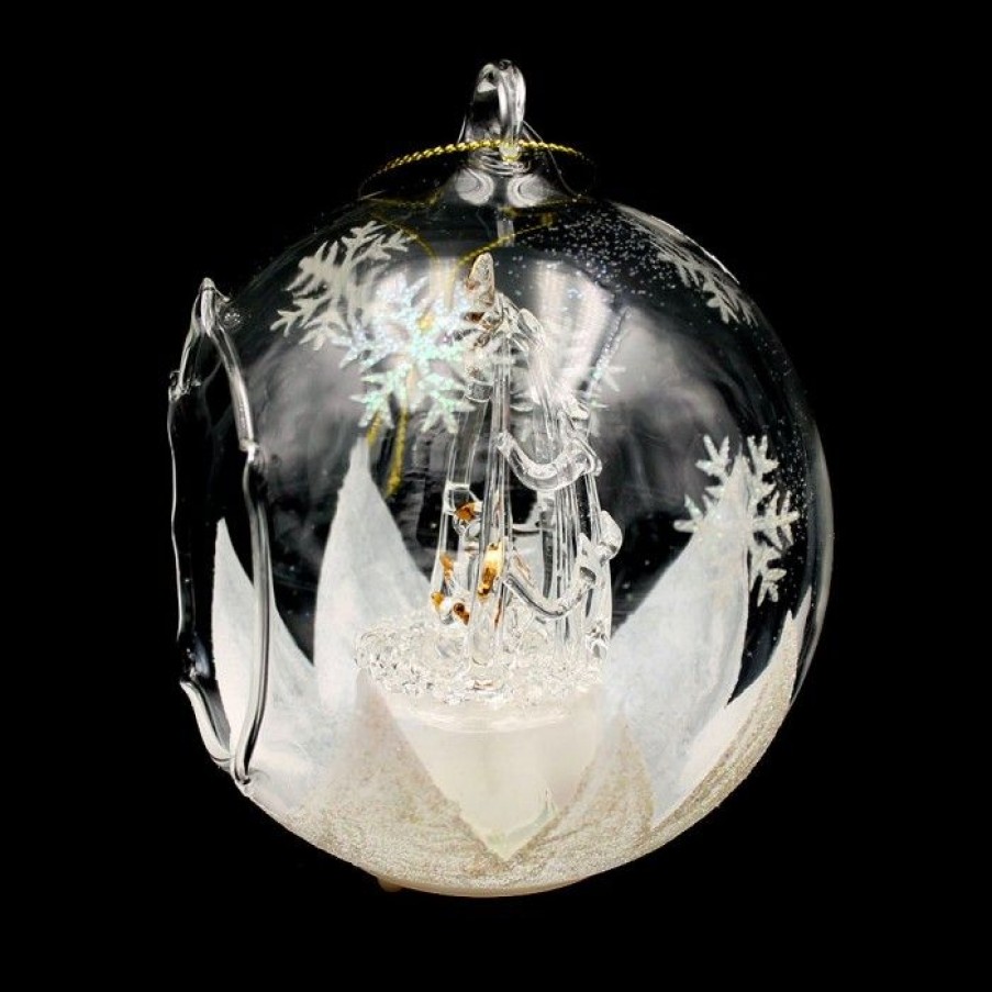 Nativite En Verre Dans Boule Verre Transparent | CATHEDRALE de reims Best