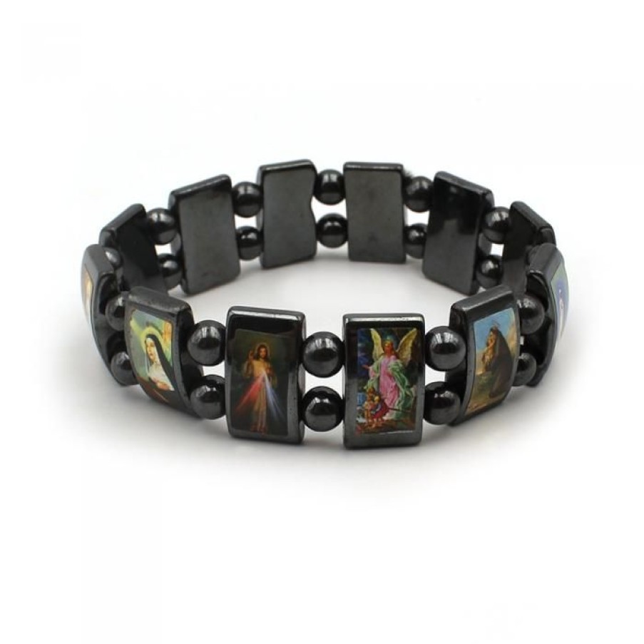 Bracelet Des Saints En Hematite | CATHEDRALE de reims Wholesale