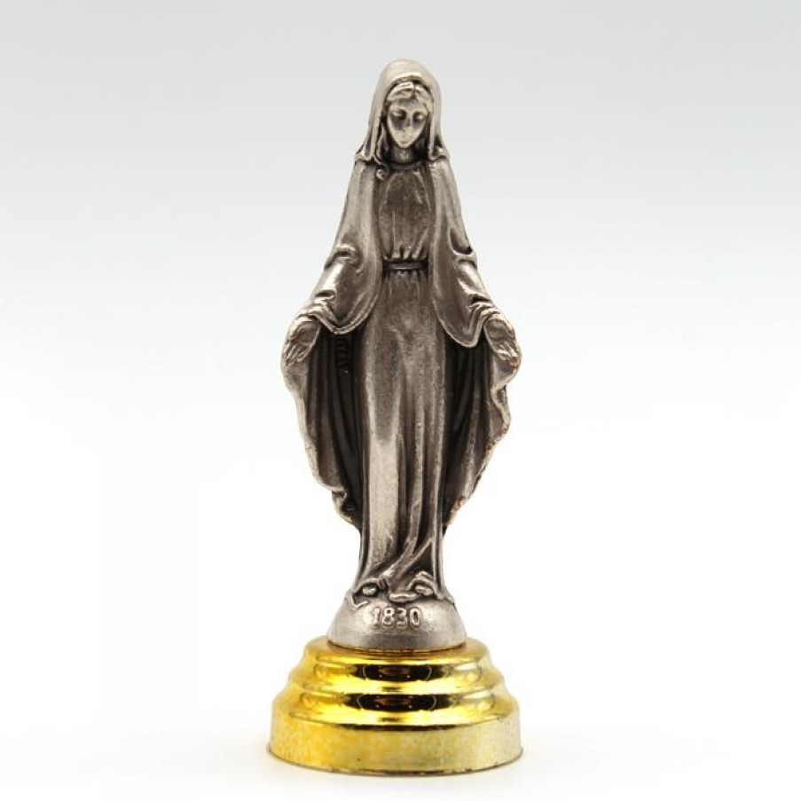 Statuette Metal Vierge Miraculeuse | CATHEDRALE de reims Hot