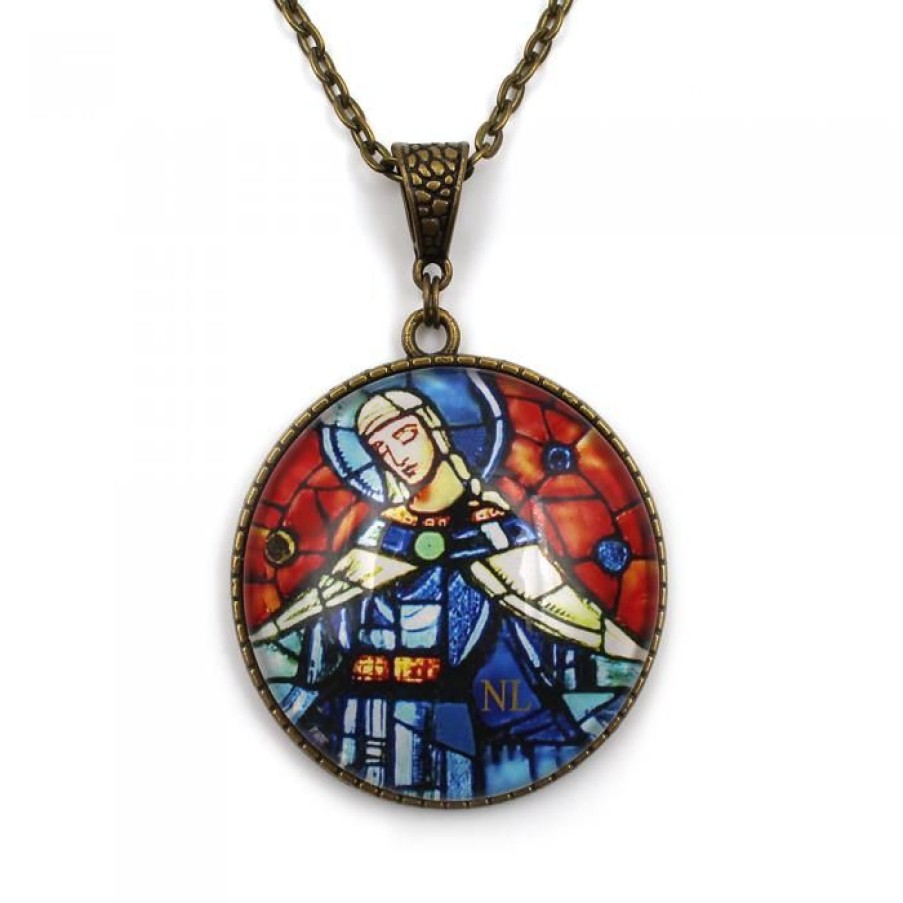 Collier Medaillon Rond, Vierge | CATHEDRALE de reims Clearance