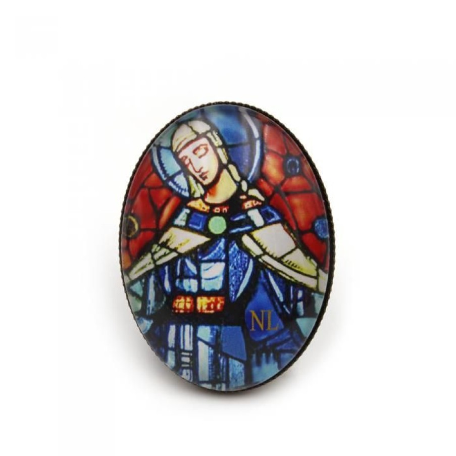 Bague Gros Cabochon, Vierge | CATHEDRALE de reims Clearance